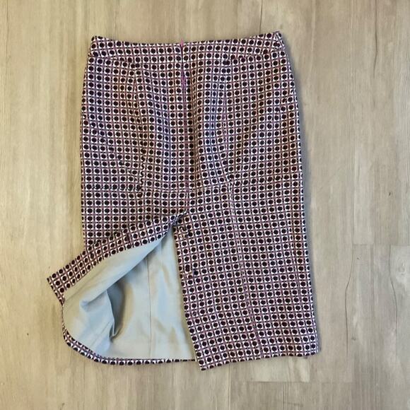VTG Y2K Body by Victoria Button Pencil Skirt  pink tweed office siren sexy sz 2 - Picture 10 of 16